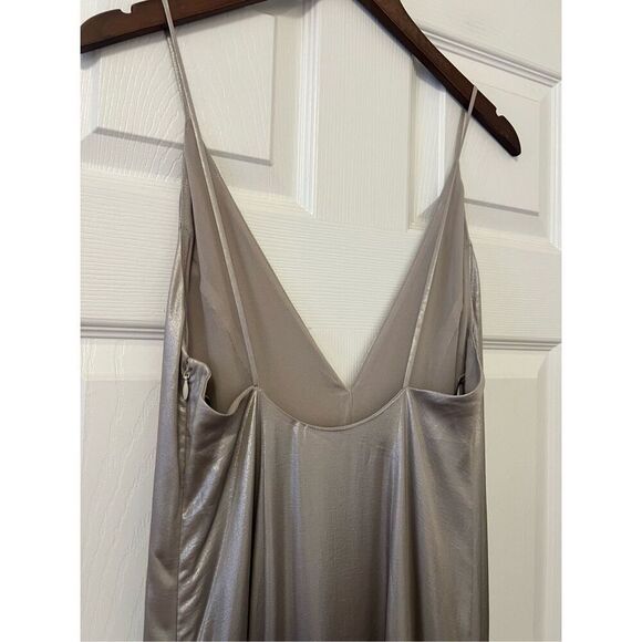 COS METALLIC SLIP DRESS - Picture 8 of 16